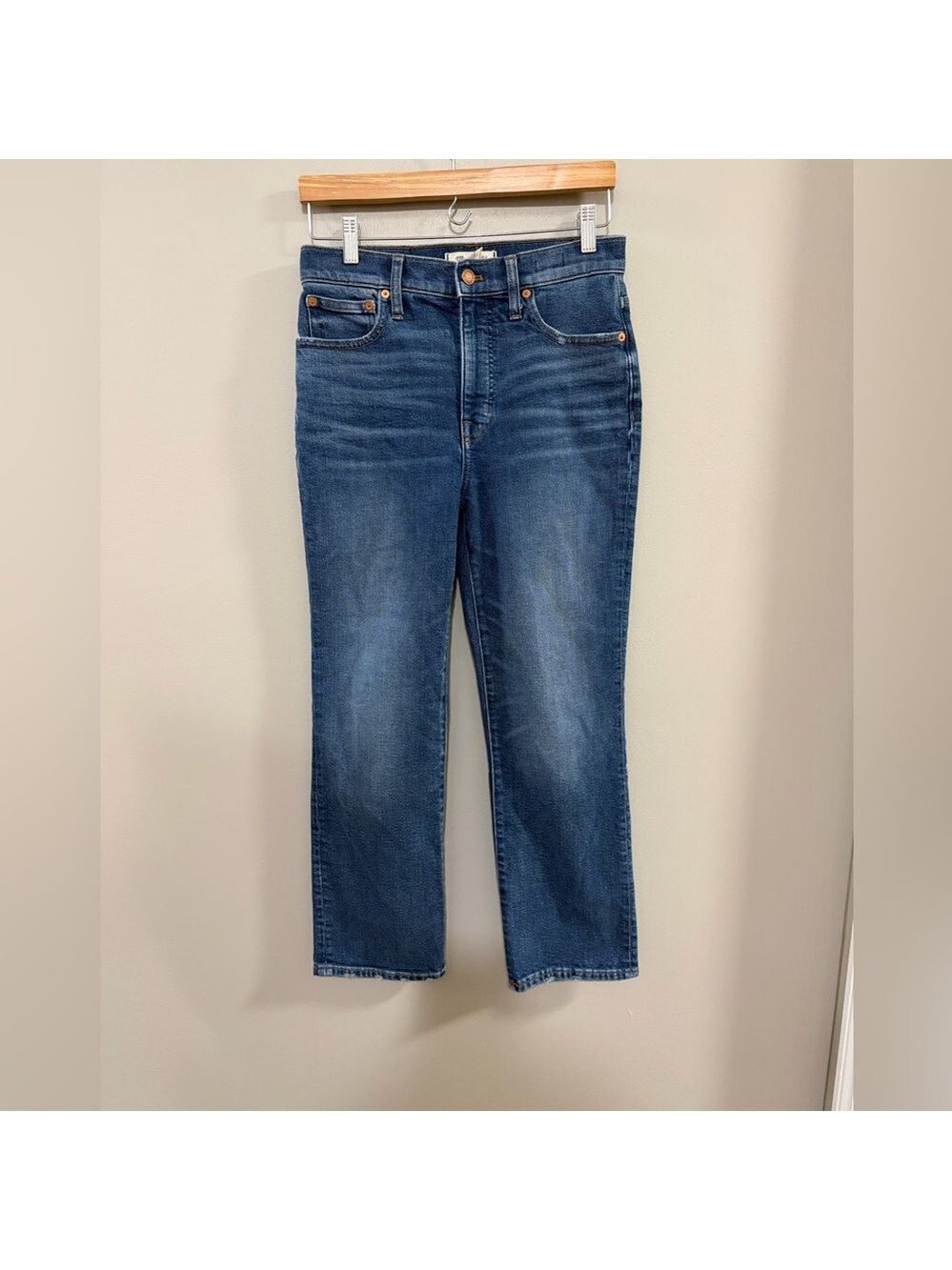 Madewell Women's Slim Demi-Boot Blue Jeans. Size 26